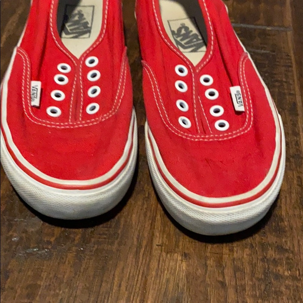 Red Vans - Picture 2 of 7